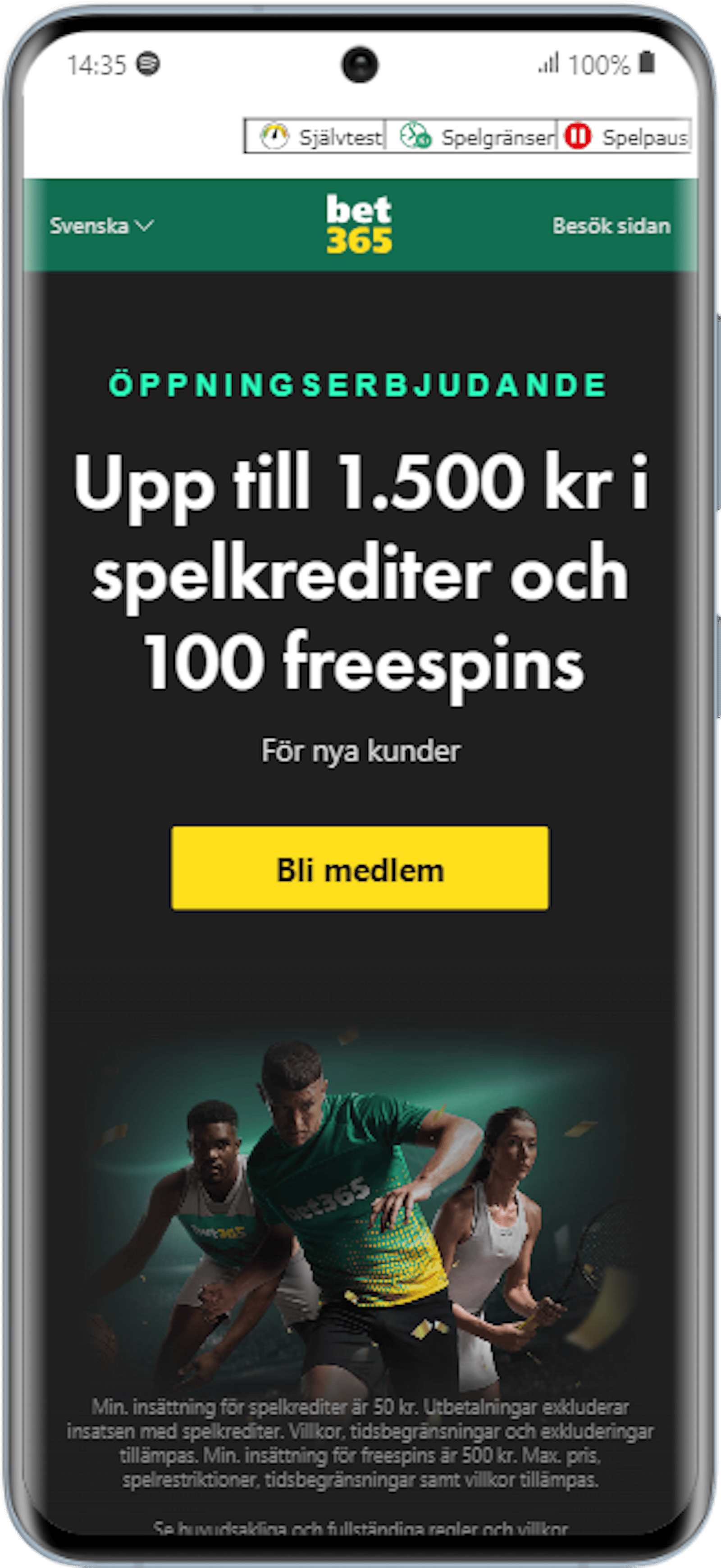 Bet365 Samsung Galaxy S20