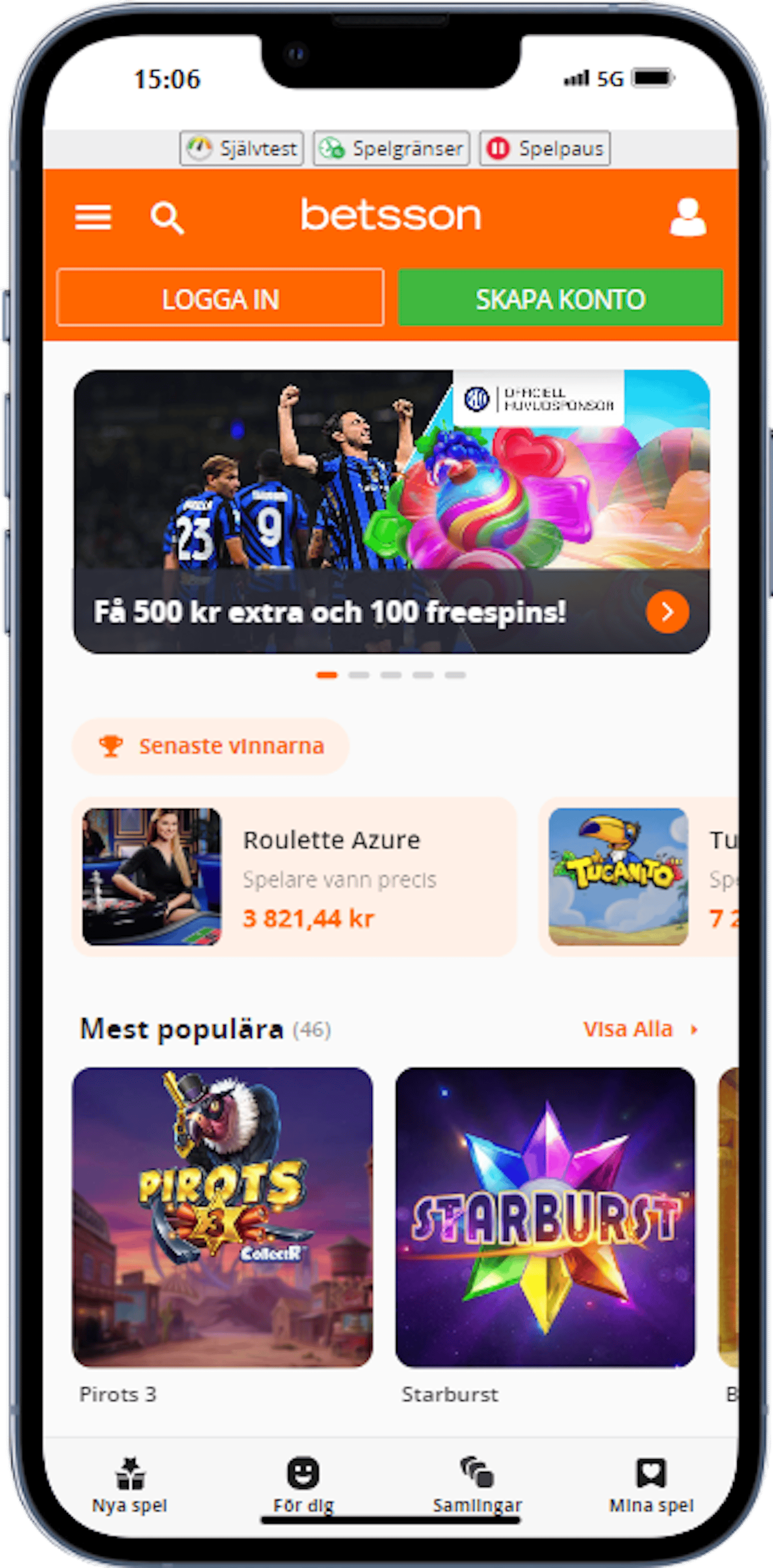 Betsson iphone 13 PRO