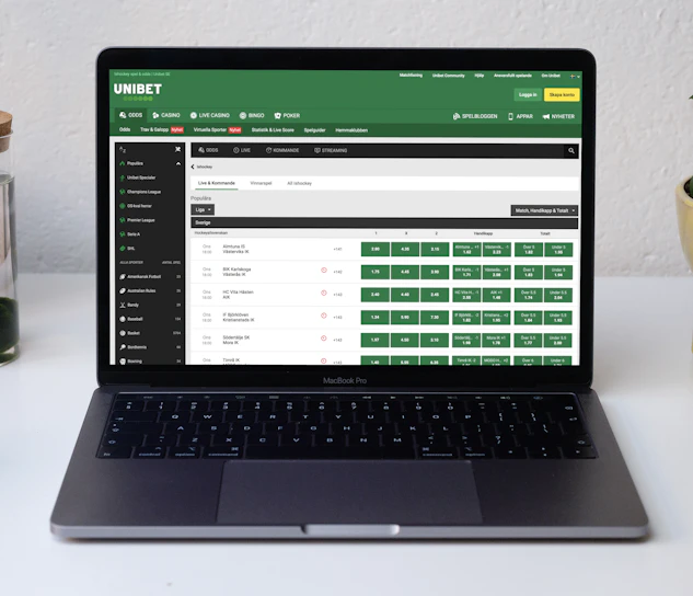 Bettingsidor hockey spelbolag