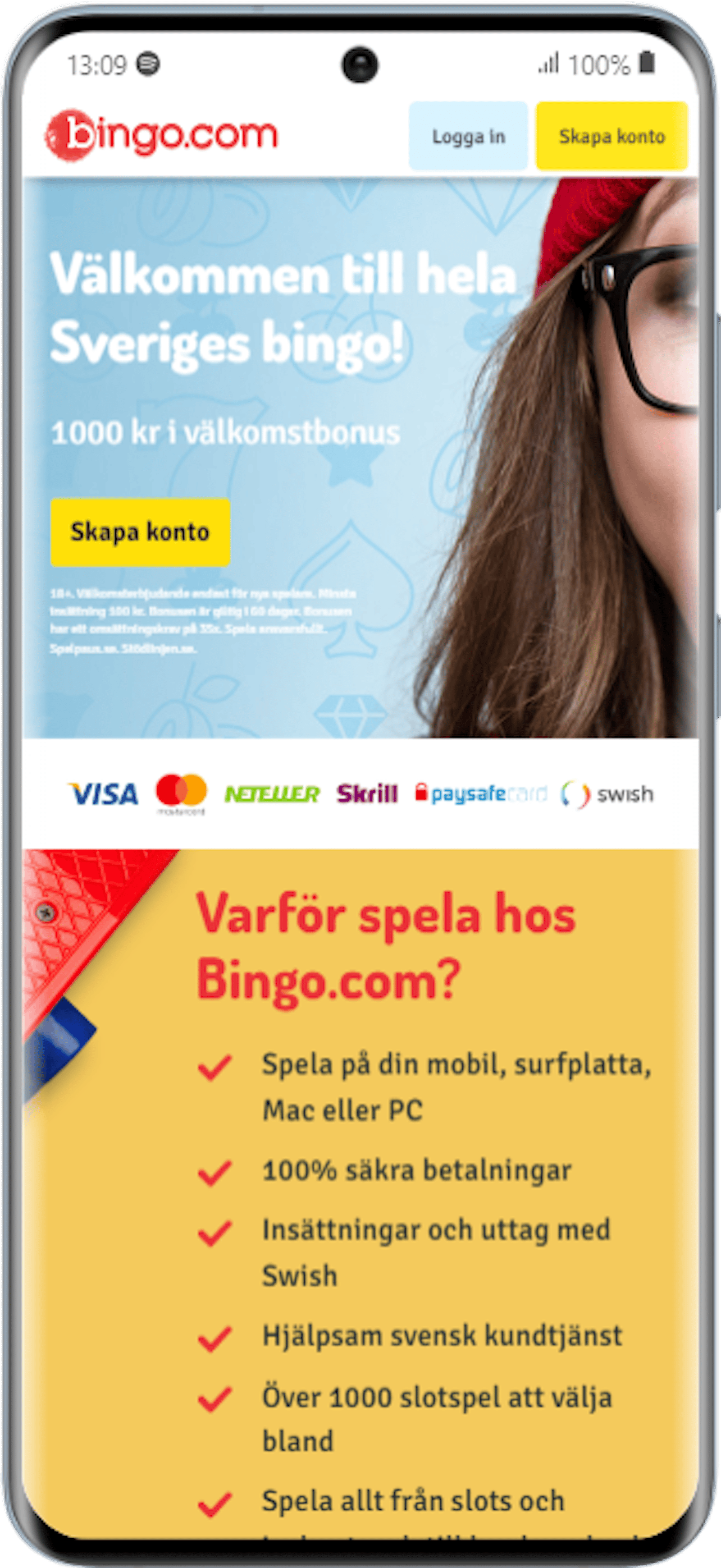 Bingo com Samsung Galaxy S20