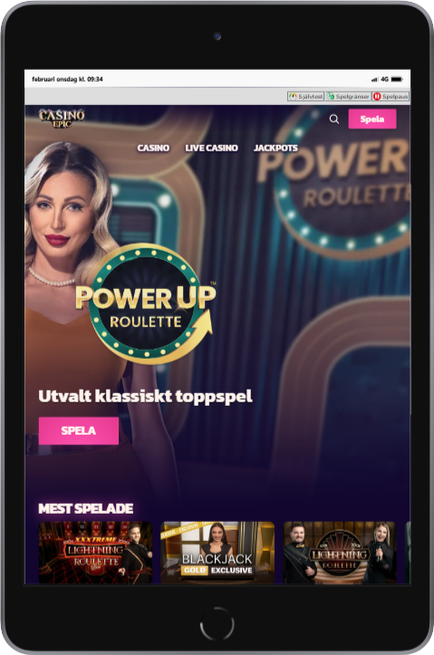 Casino Epic ipad mini