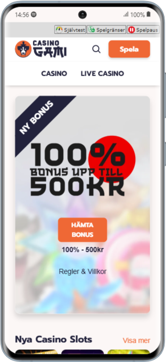 Casino Gami Samsung Galaxy S20