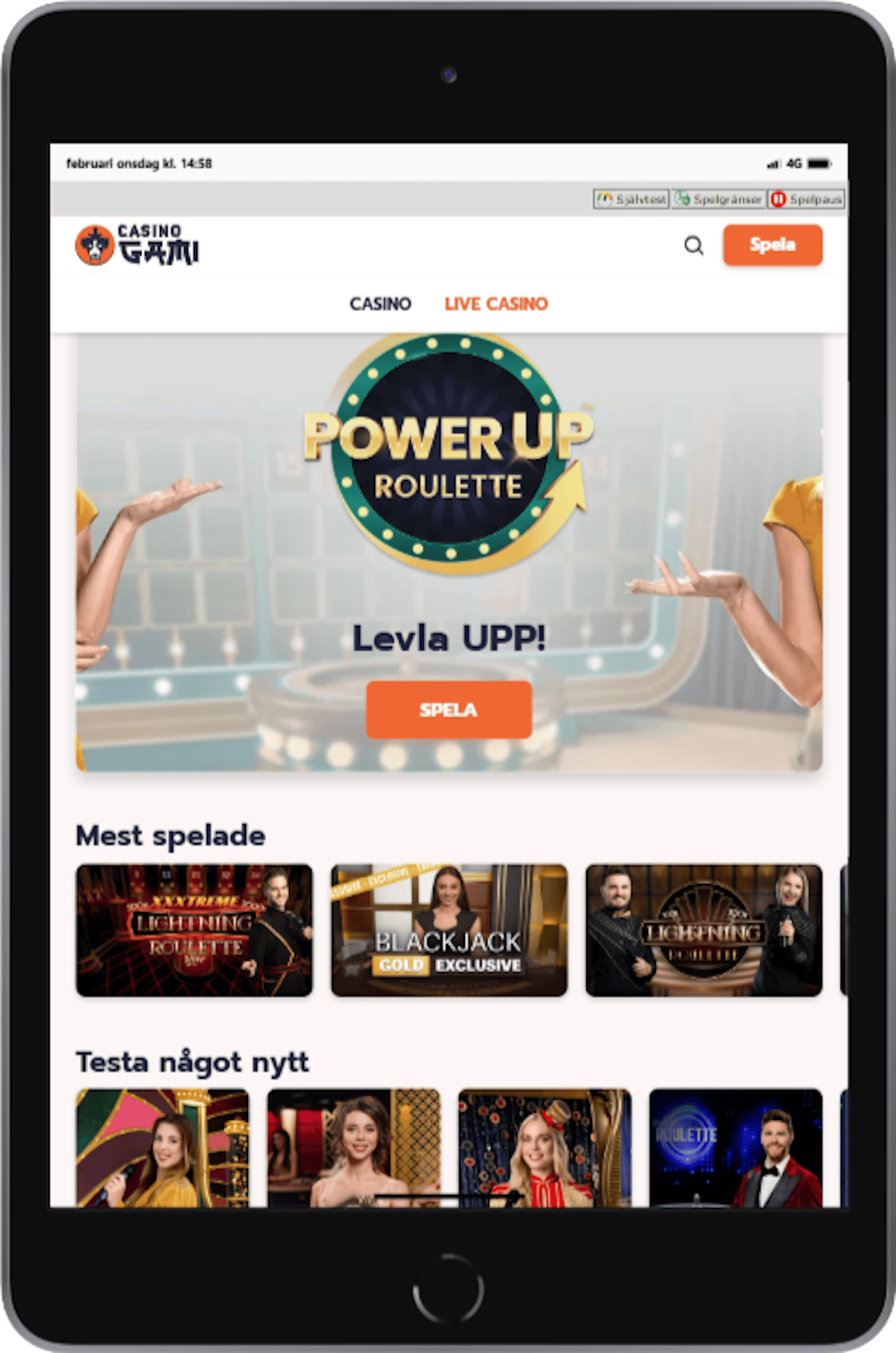 Casino Gami ipad mini