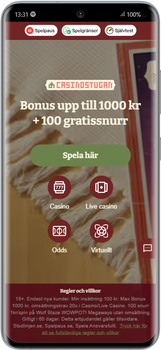 Casinostugan Samsung Galaxy S20