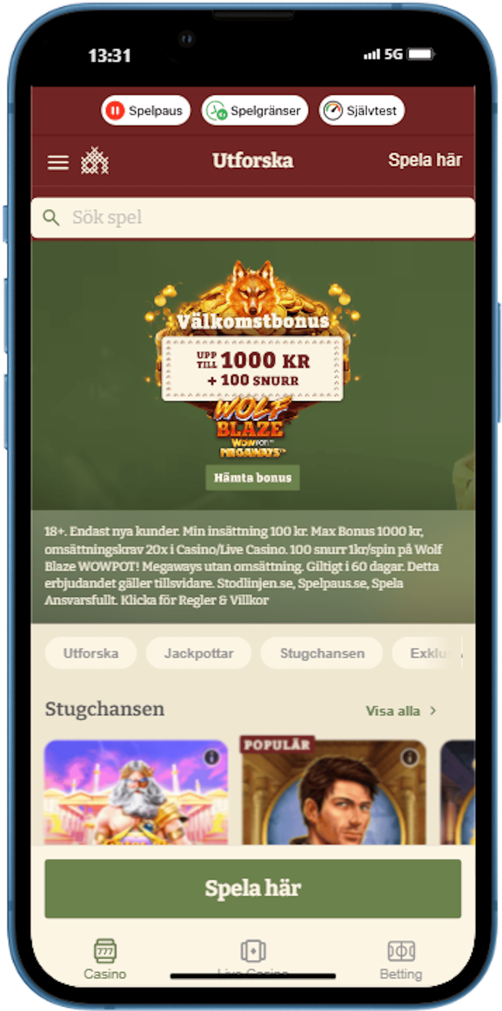 Casinostugan iphone 13 PRO