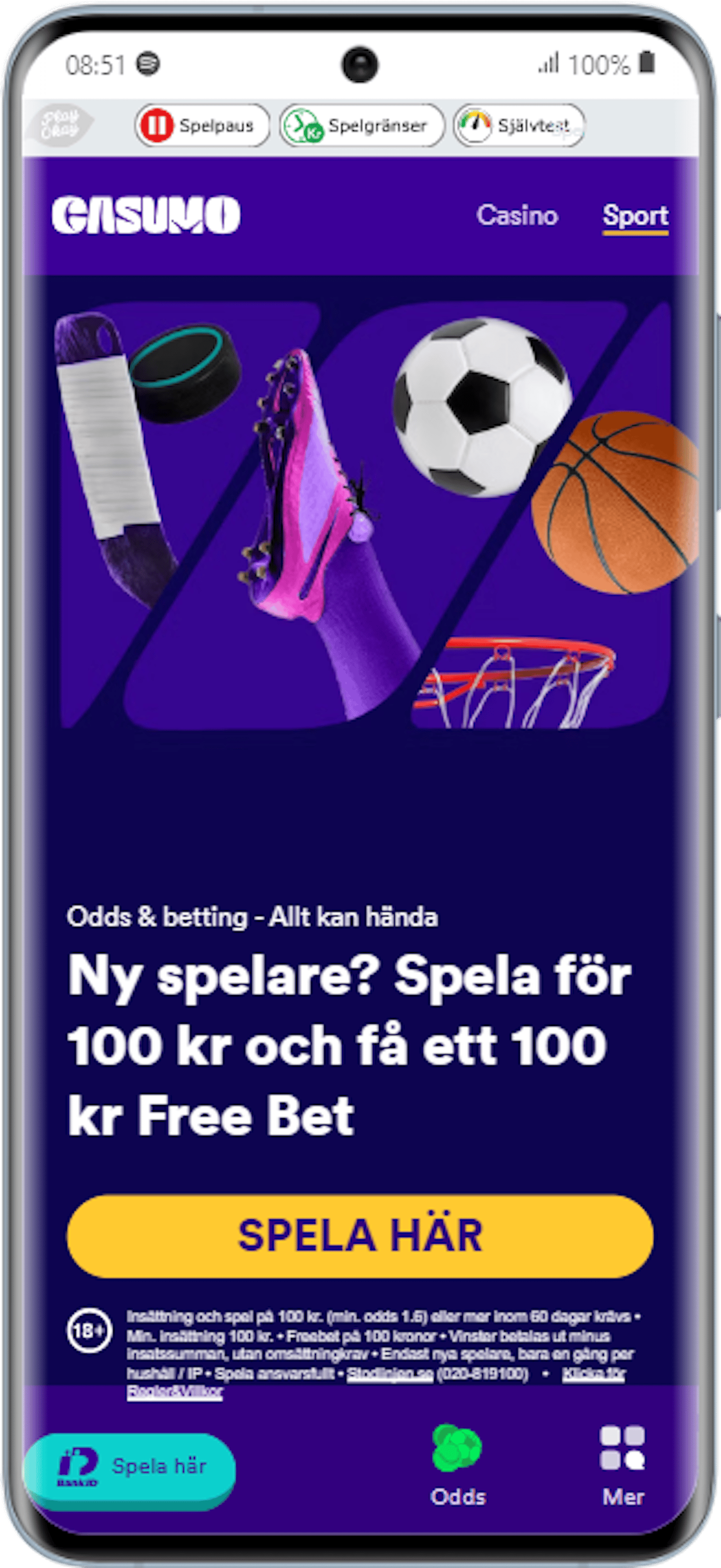 Casumo Samsung Galaxy S20