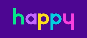 Happy casino background logo