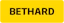 Bethard logo yellow bg