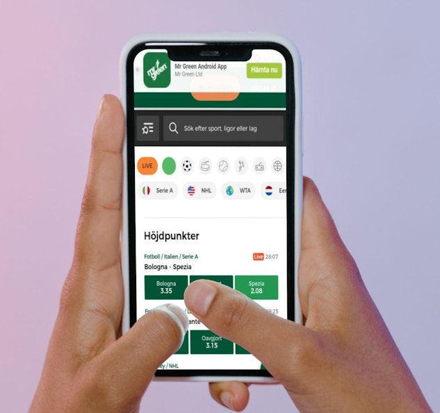 Mr green mobil app spelbolag