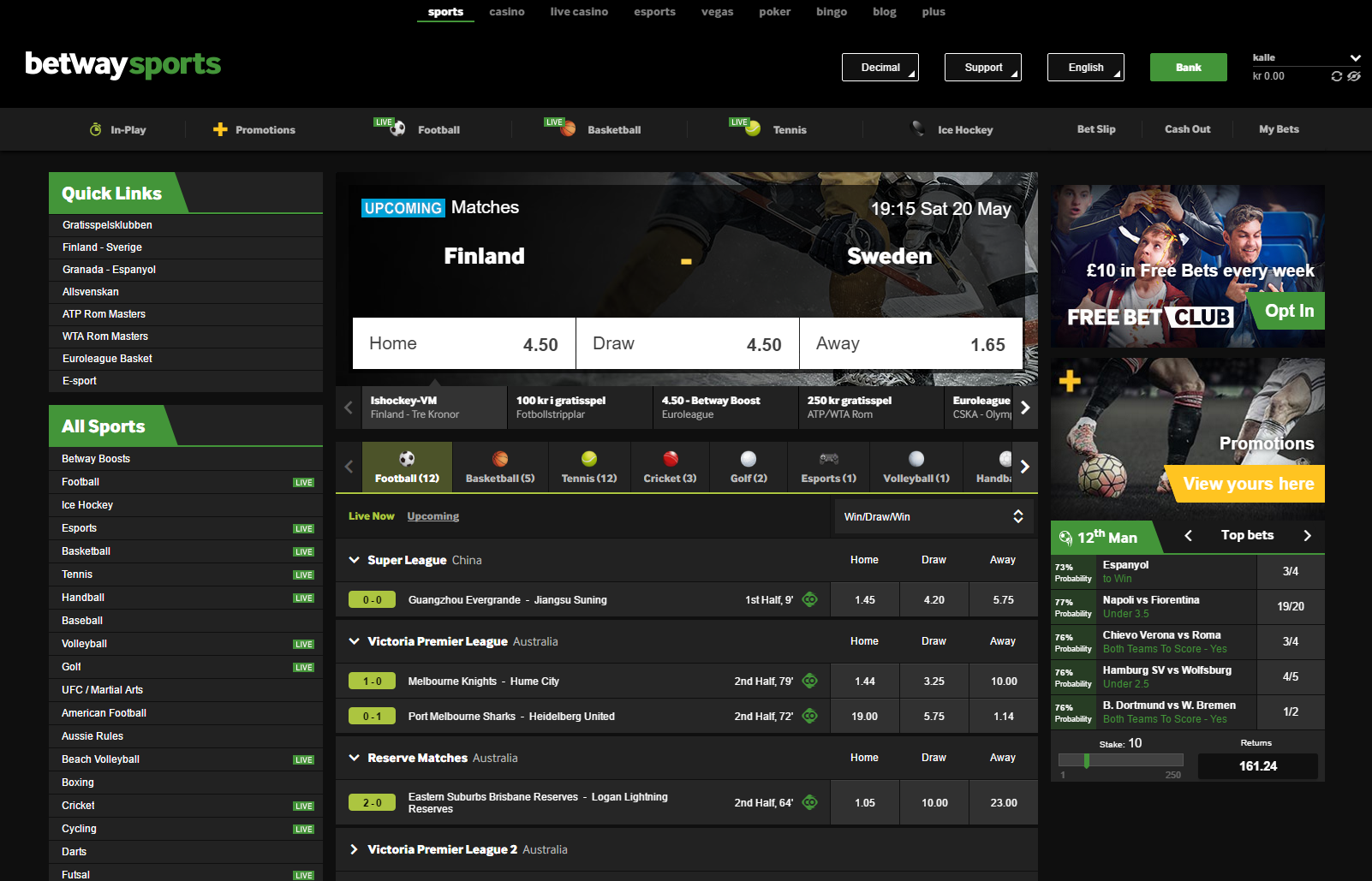 Betway Sportsbook