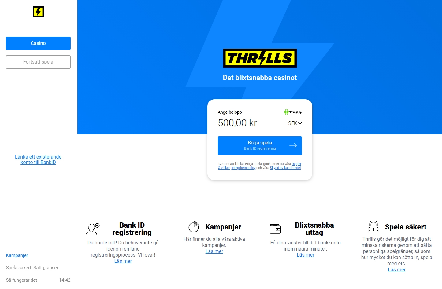Thrills Insättning
