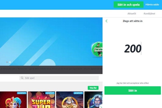 Snabbare insattning spelbolag bettingsidor