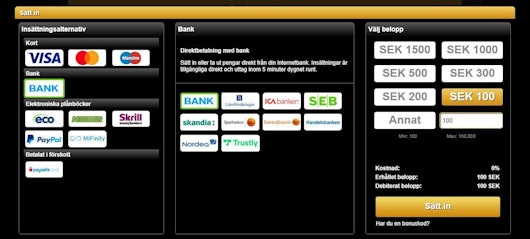 Videoslots insattning trustly natcasino