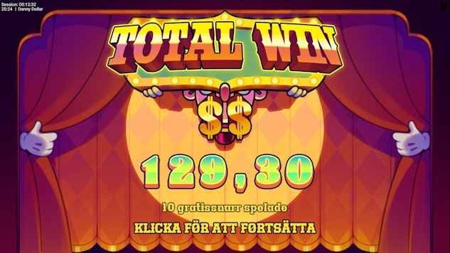 Danny Dollar super mega vinst hos Mega Riches