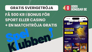 Hamta gratis sverigetroja och bonus hos Spelklubben