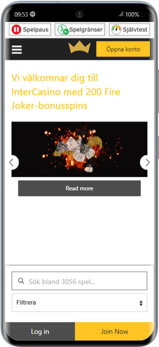 Intercasino Samsung Galaxy S20