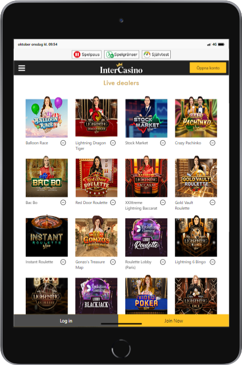 Intercasino ipad mini