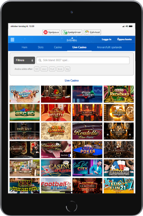 Jackpotjoy ipad mini