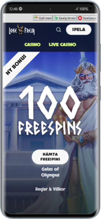 Lokefreja Casino Samsung Galazy S20