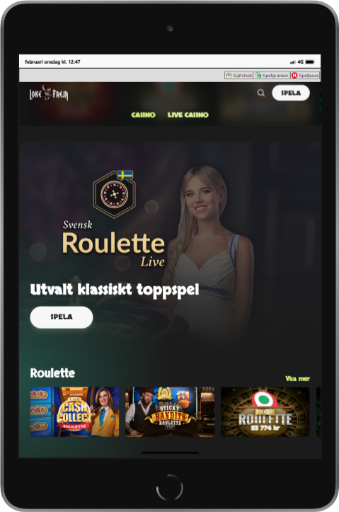 Lokefreja Casino ipad mini