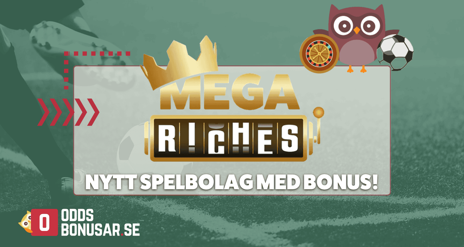 Mega Riches - Nytt casino med Sveriges största bonus