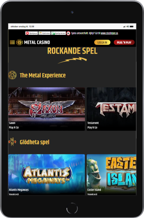 Metal casino ipad mini