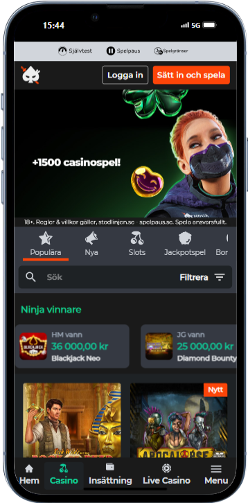 Ninja casino iphone 13 PRO