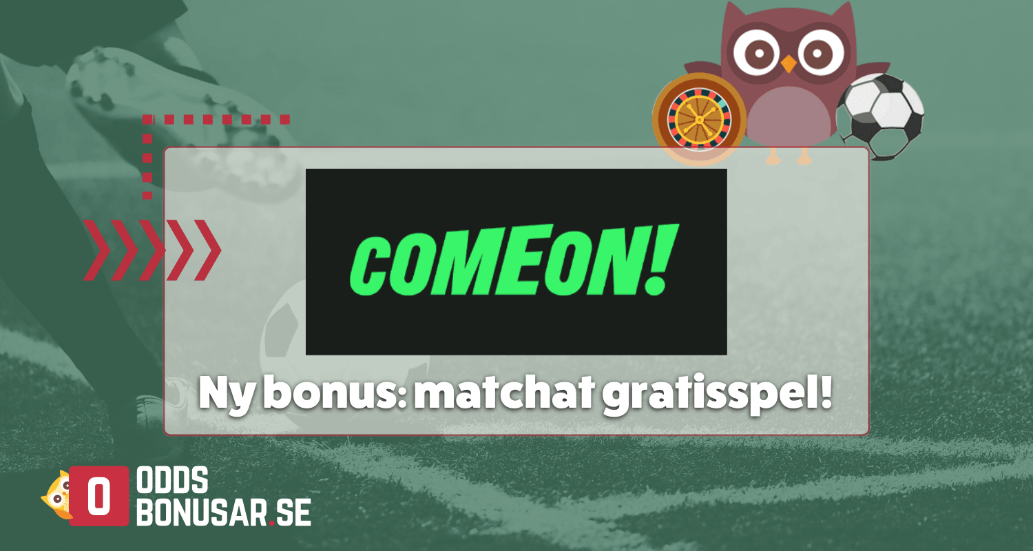 Ny Valkomstbonus hos Come On matchat gratisspel