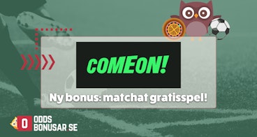 Ny Valkomstbonus hos Come On matchat gratisspel