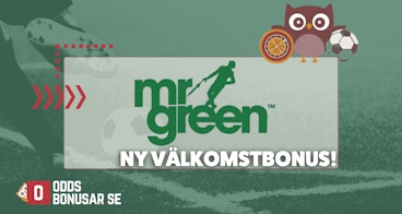 Ny Valkomstbonus hos mr green