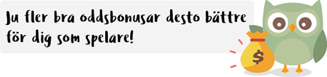 Nya oddsbonusar bettingsidor spelbolag