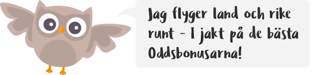 Owlie flyger i jakt pa oddsbonusar