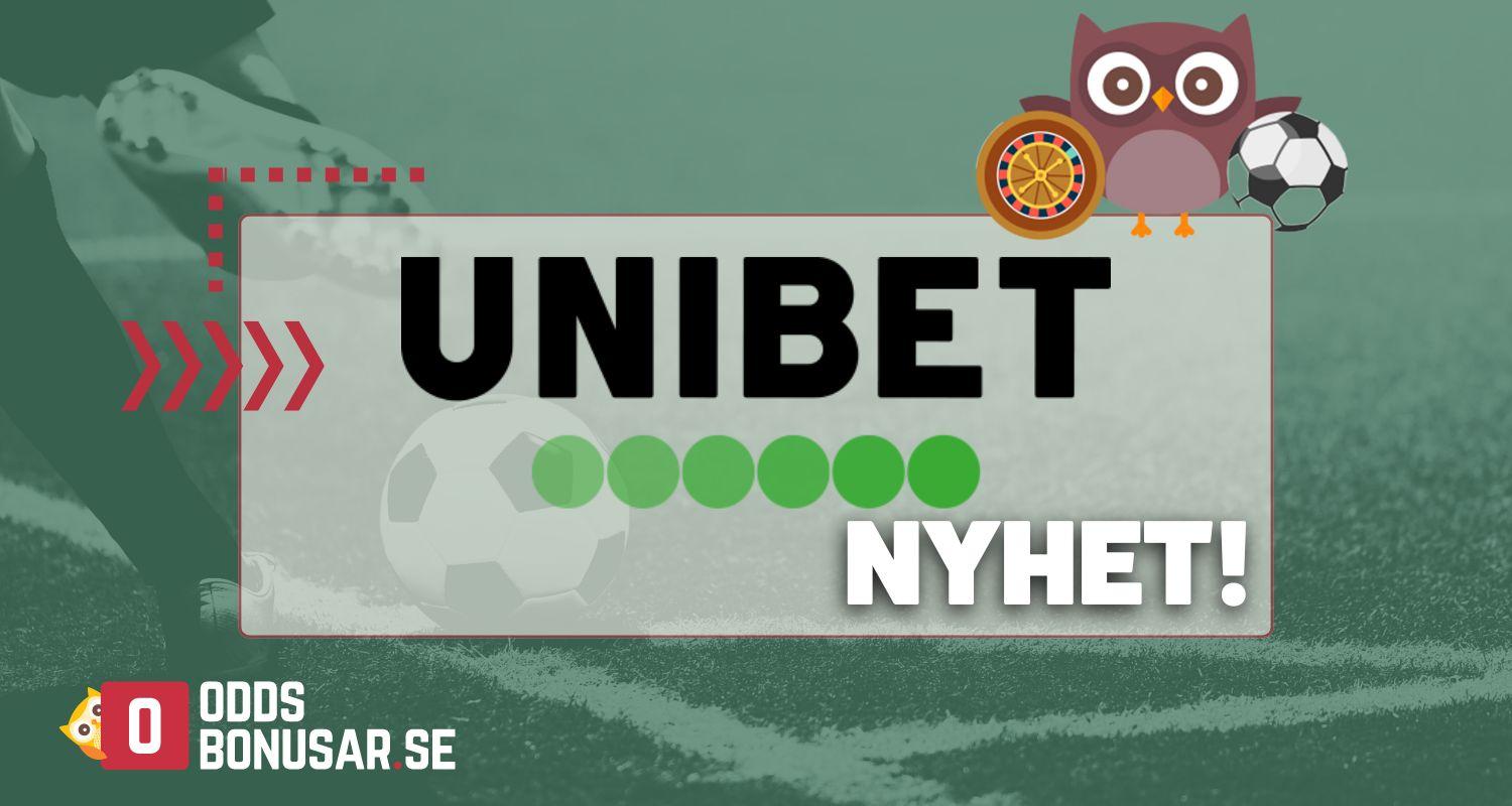 Unibet nyhet