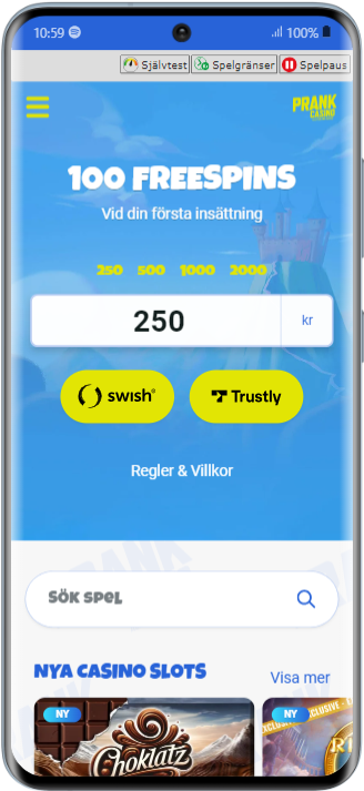 Prank casino Samsung Galaxy S20