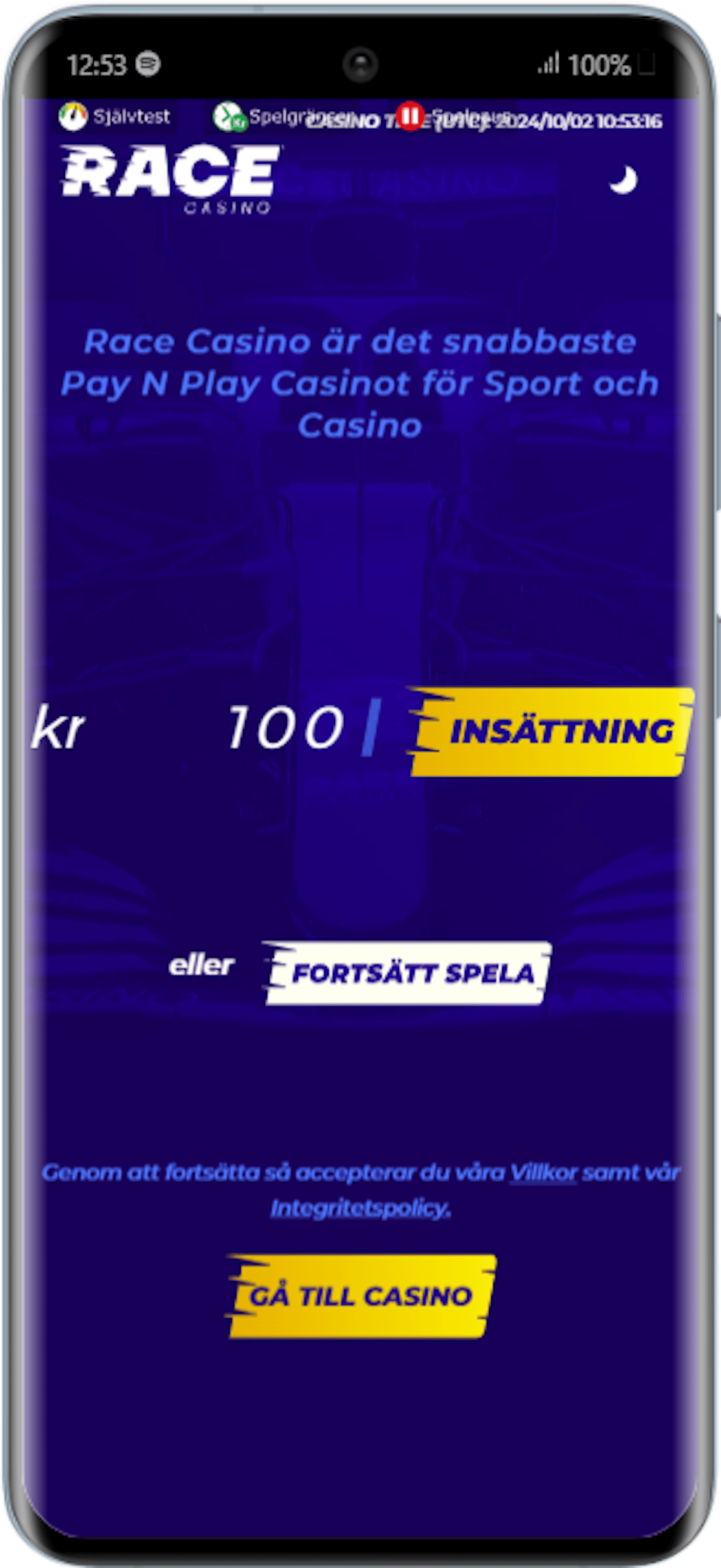 Race Samsung Galaxy S20