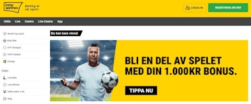 Reklam for Interwettens nya sportbonus