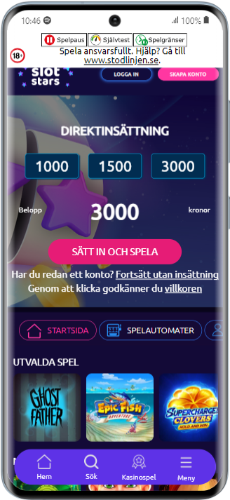 Slotstars Samsung Galaxy S20