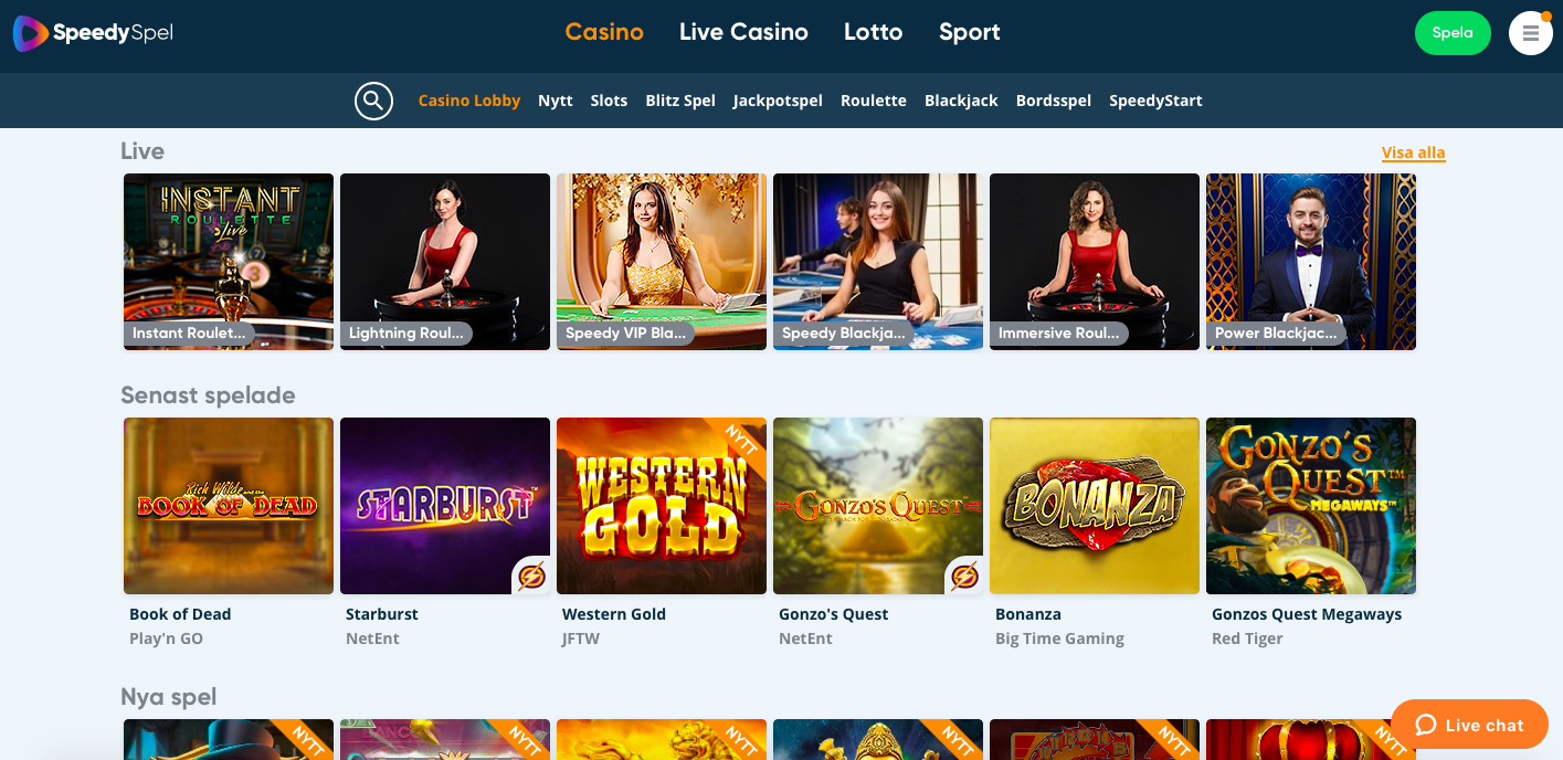 Speedy Spel casino