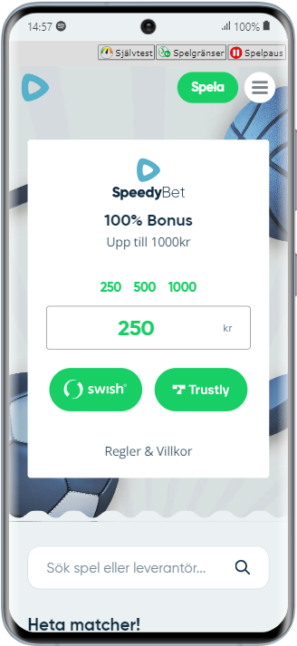 Speedybet Samsung Galaxy S20