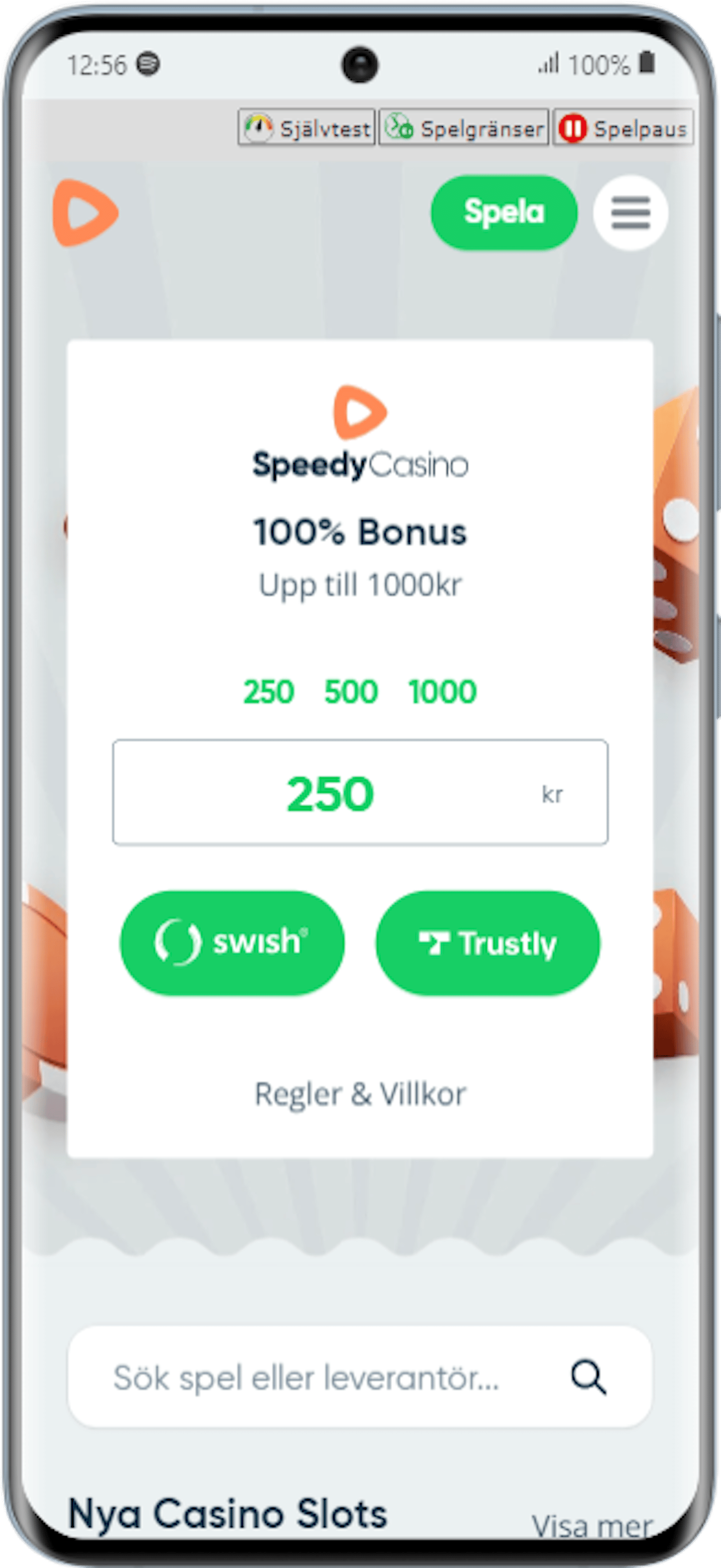 Speedycasino Samsung Galaxy S20