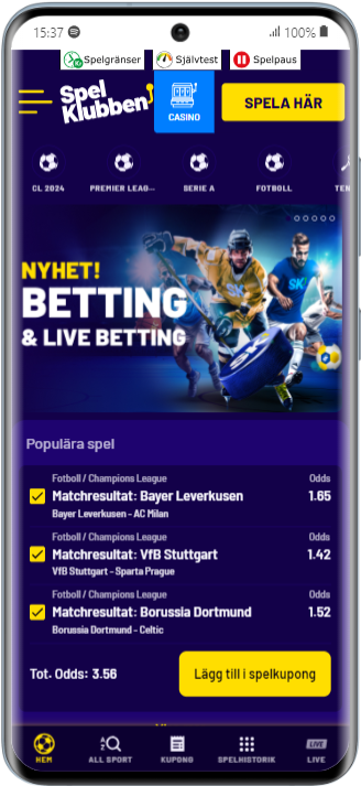 Spelklubben Samsung Galaxy S20