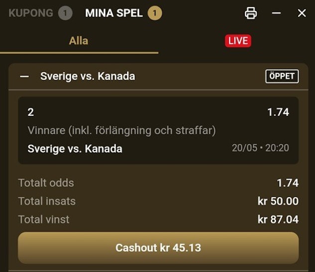 Spelkupong i Mega Riches sportsbook