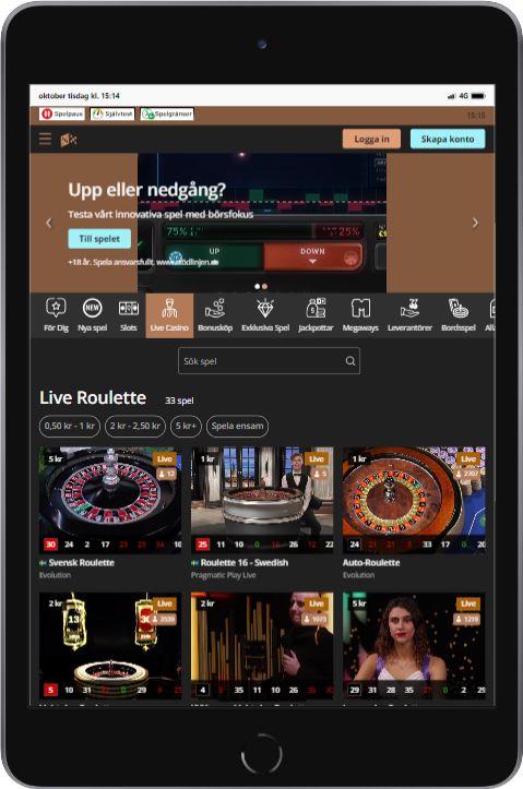 Storspelare ipad mini