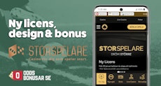Storspelare ny licens design bonus