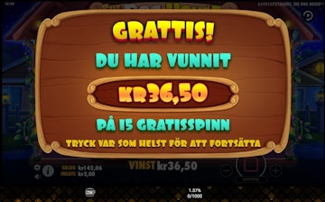 The Dog House vinst hos Mega Riches