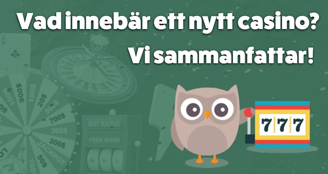 Vad ar ett nytt casino vi sammanfattar