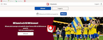 Valkomstbonus hos svenska spel NY