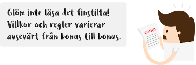 insättningsbonus omsättningskrav