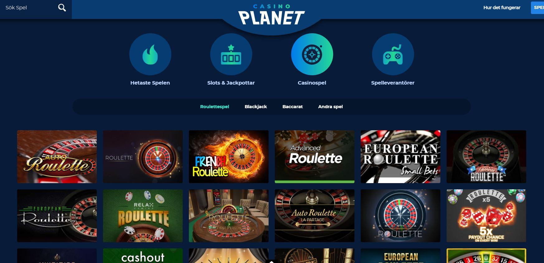 Casino planet casino online