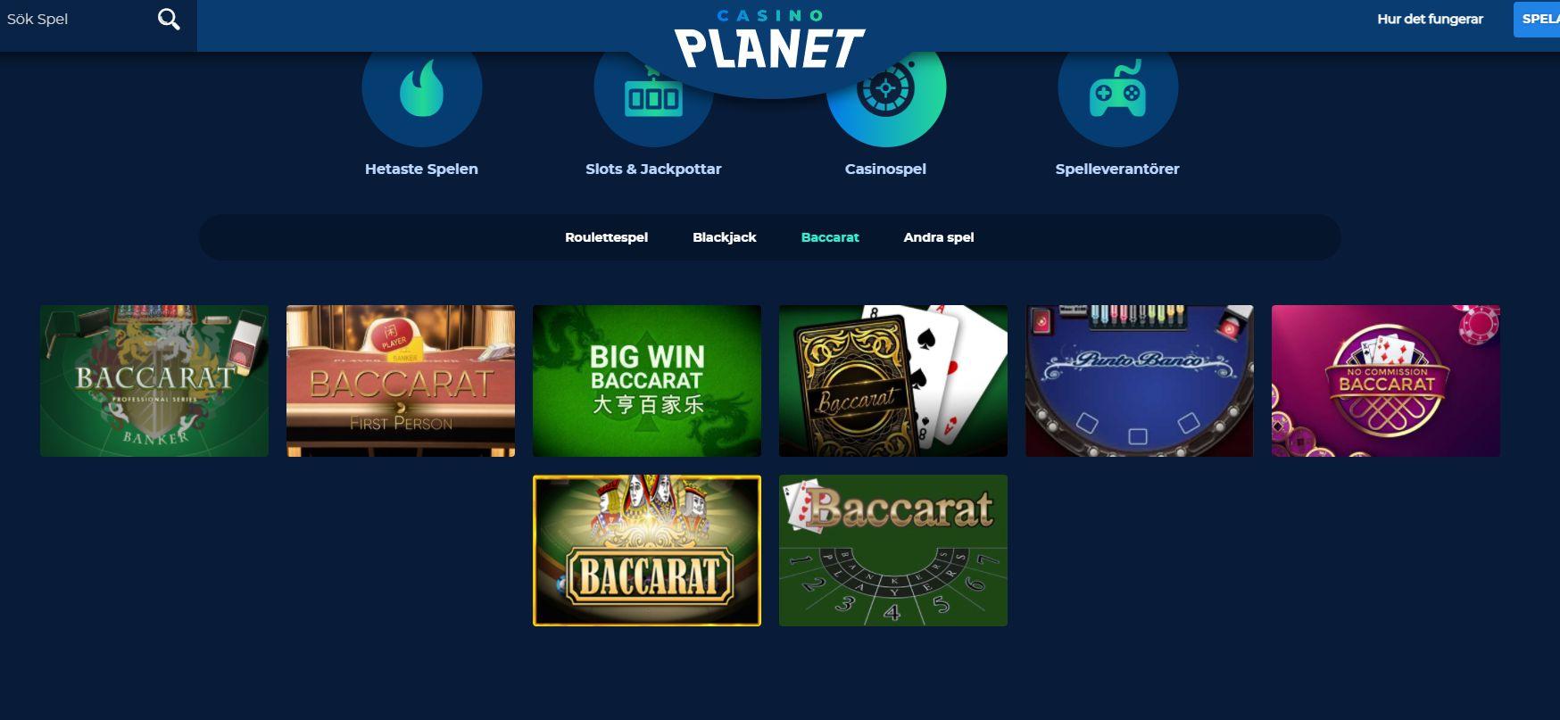 Casino planet live casino